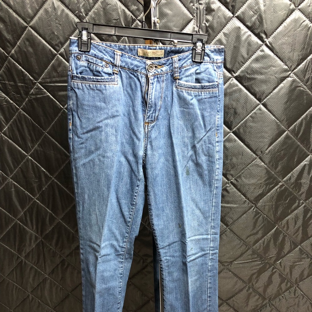 Natural Reflections Denim Fleece-Lined Jeans.